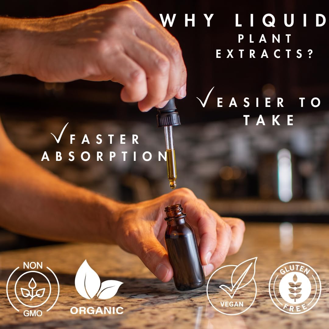 Alcohol-Free Slippery Elm Liquid Extract from Herbal Wellness Hawaii - 2 oz