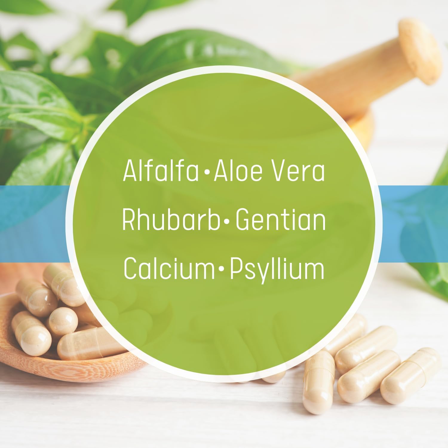 All Natural Daily Colon Cleanse Supplement with 10 Herbs - 700mg, 180 Capsules - Fiber, Alfalfa, Aloe Vera, Rhubarb, Vegan Friendly