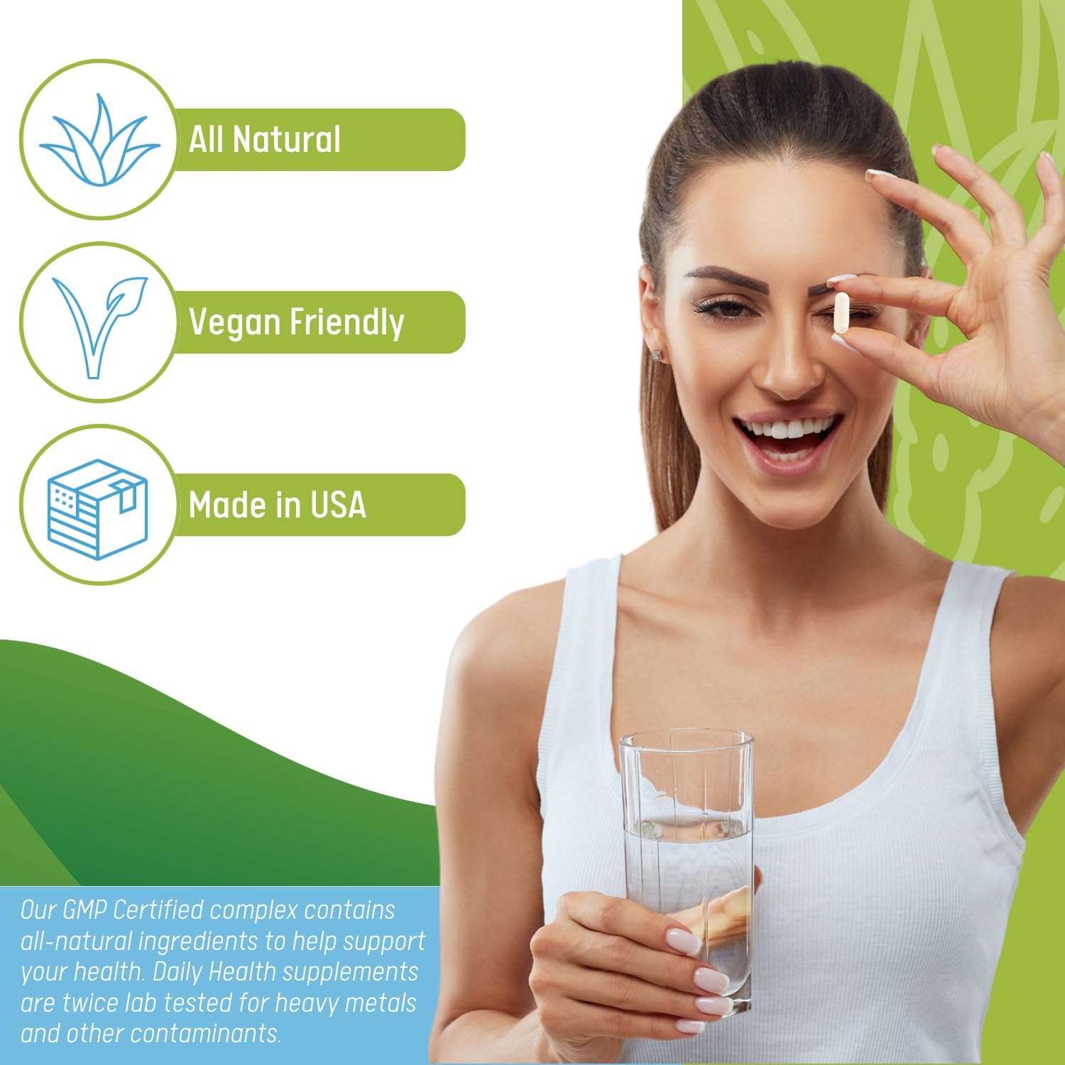 All Natural Daily Colon Cleanse Supplement with 10 Herbs - 700mg, 180 Capsules - Fiber, Alfalfa, Aloe Vera, Rhubarb, Vegan Friendly