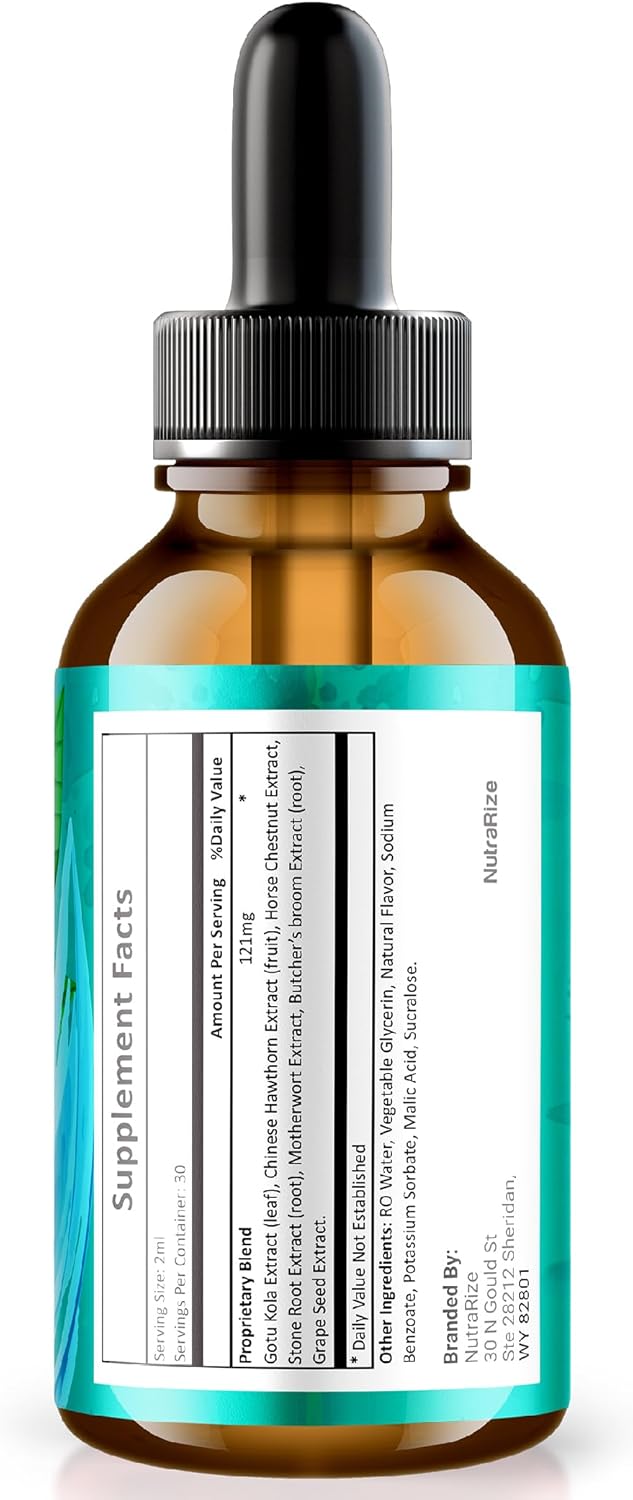 All-Natural NutraRize Gums Drop Liquid Supplement for Healthy Teeth and Gums - Dental Care Support with Cavityn Drops - 30 Servings