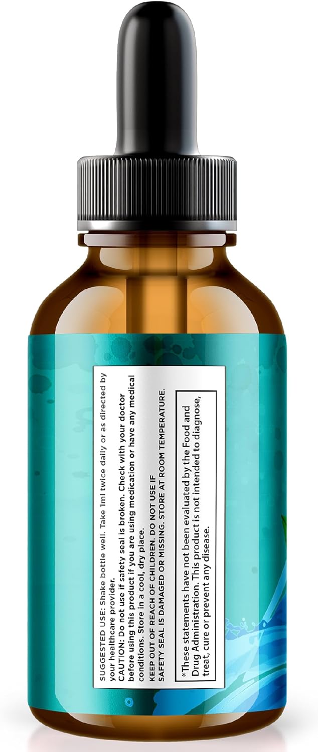 All-Natural NutraRize Gums Drop Liquid Supplement for Healthy Teeth and Gums - Dental Care Support with Cavityn Drops - 30 Servings