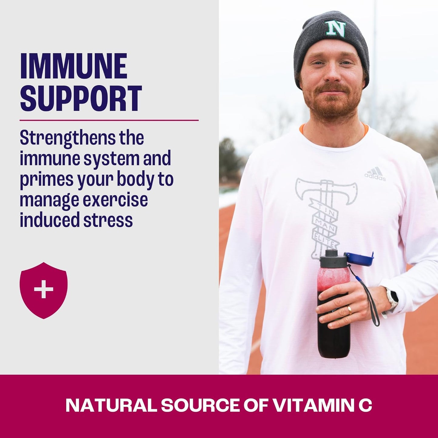 All Natural Vegan Pre Workout with Blackcurrant Flavor for Clean Energy, Endurance, and Recovery - Caffeine Free - 20 Packets - Informed Sports Certified