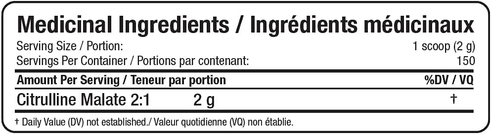 Allmax Essentials Vegan Citrulline Malate 2:1 Powder - 300 g, 150 Servings - Boosts Endurance & Recovery