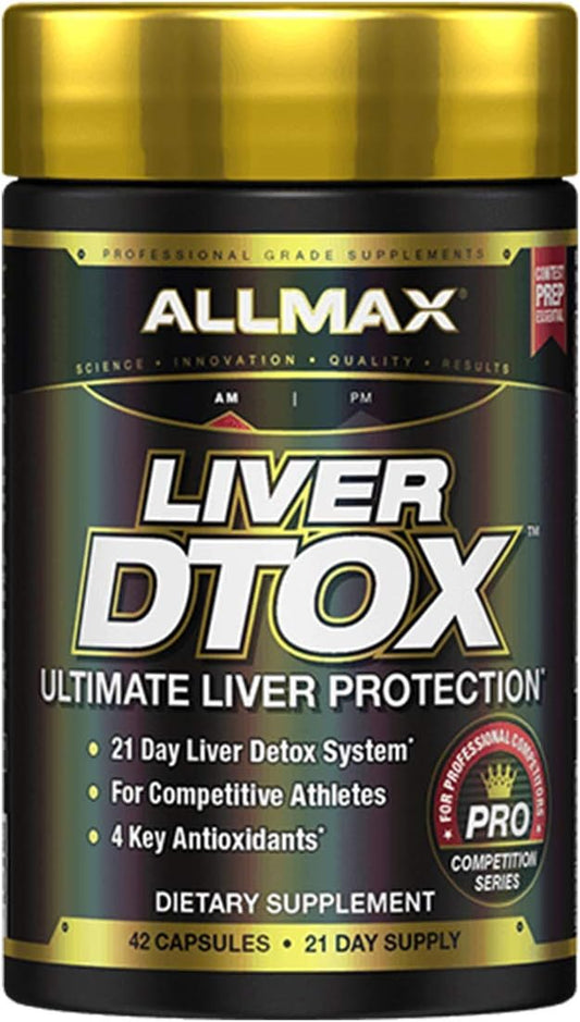 ALLMAX Liver D-Tox™ - 42 Capsules by ALLMAX Nutrition for Liver Health Detoxification