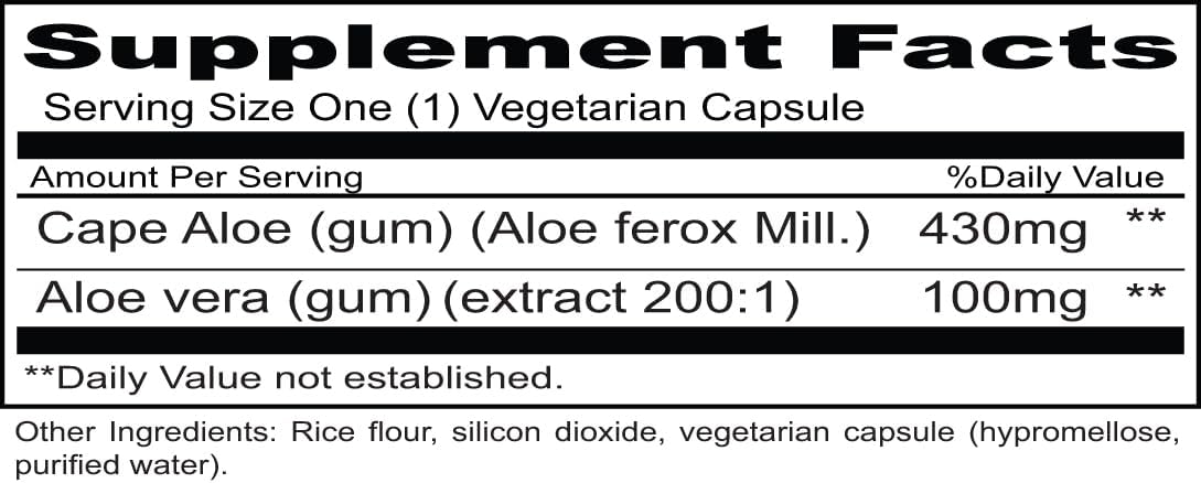 Aloe Complex Supplement for Optimal Health and Wellness - Priority One