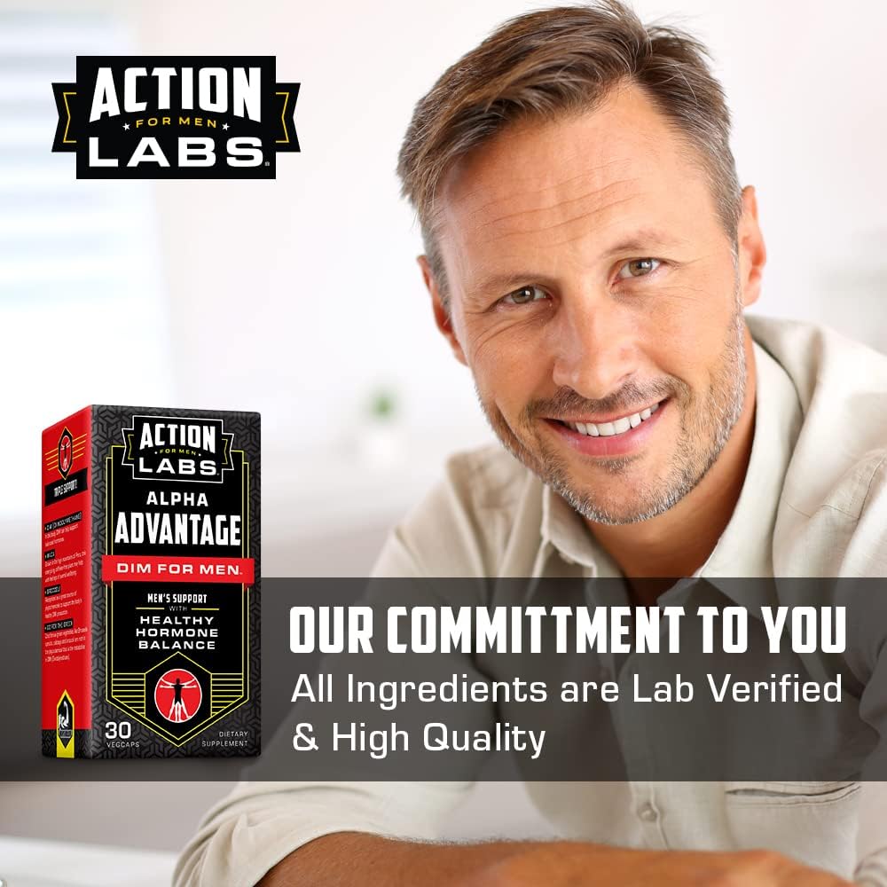 Alpha Advantage Dim Supplement for Men - 30 Vegetarian Capsules by Action Labs