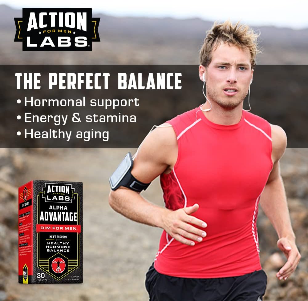 Alpha Advantage Dim Supplement for Men - 30 Vegetarian Capsules by Action Labs