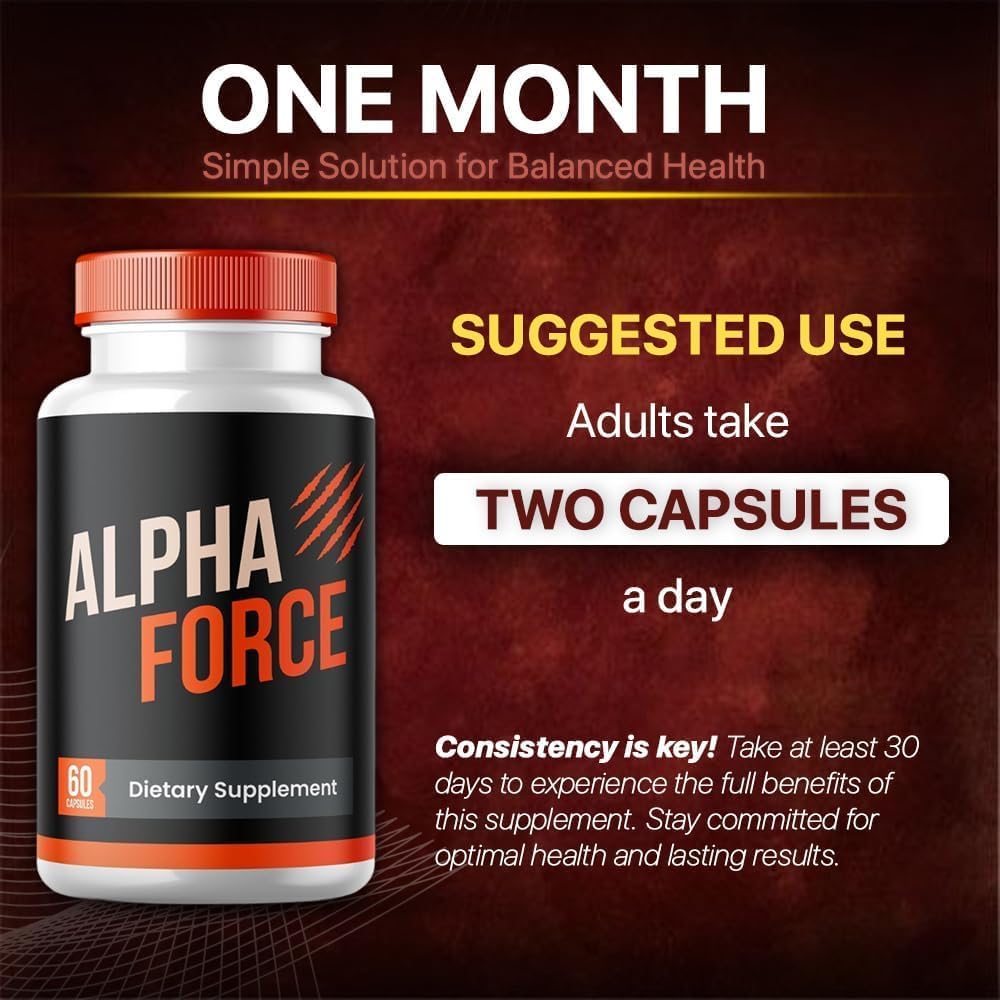 Alpha Force Single Pack - 1 Unit of Powerful Supplement