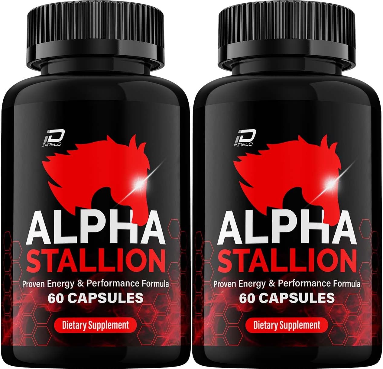 Alpha Stallion Pills - High Performance Maximum Strength Formula - All-Natural Capsules (2 Pack - 120 Capsules)