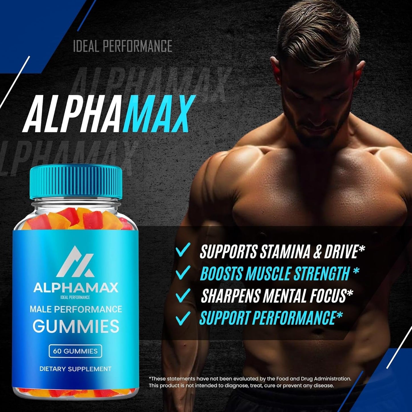 AlphaMax metabolism booster Gummies Reviews - 2 Pack of AlphaMax Gummies