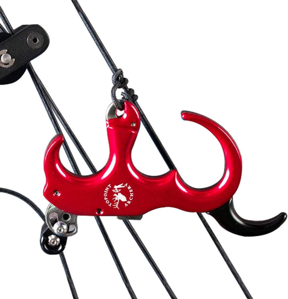 Aluminium Alloy Thumb Trigger Bow Release Aid for Compound Bow - SHARROW Automatic Archery Release with 3/4 Fingers