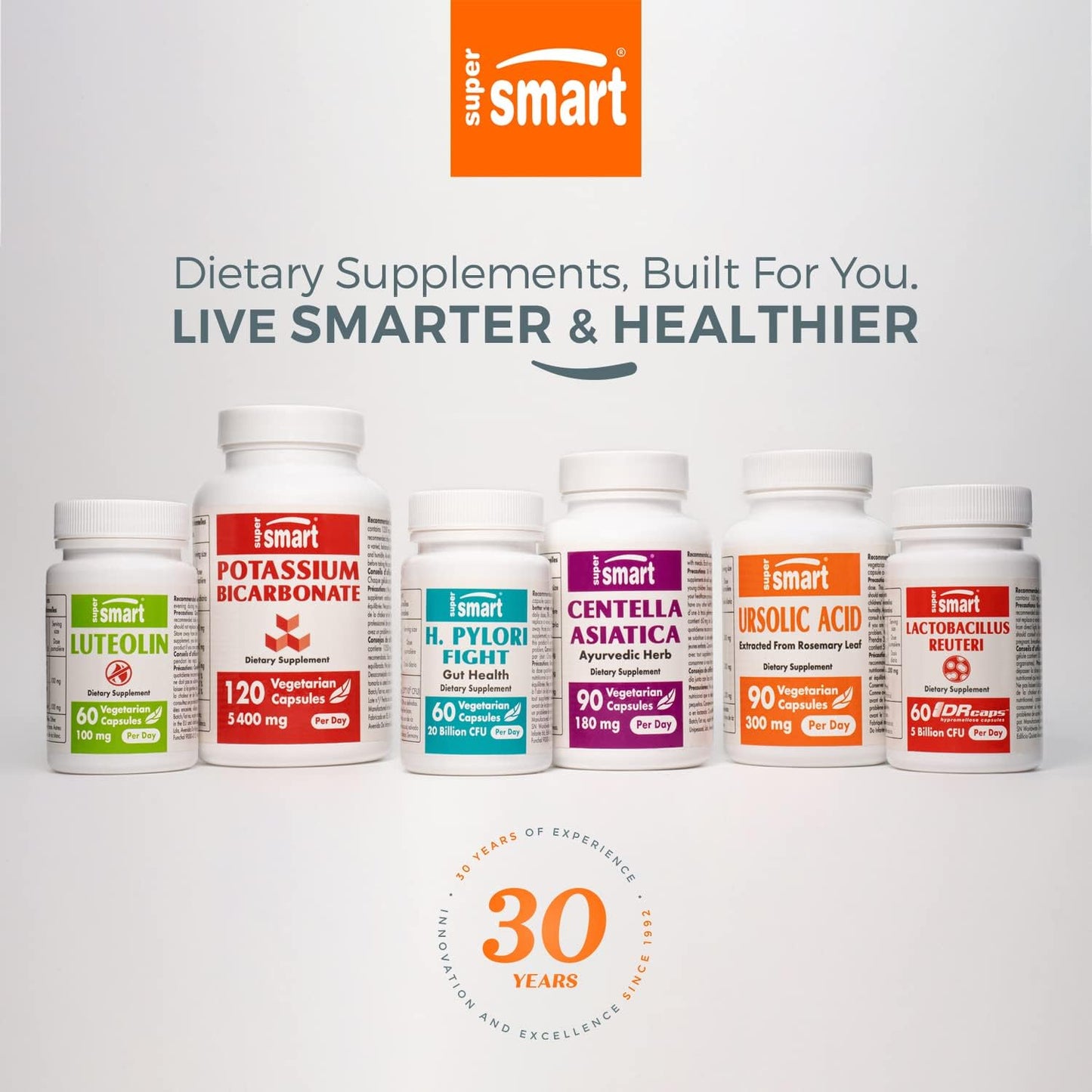 AMPK Metabolic Activator with Berberine - Supersmart - Non-GMO & Gluten Free - 90 Vegetarian Capsules