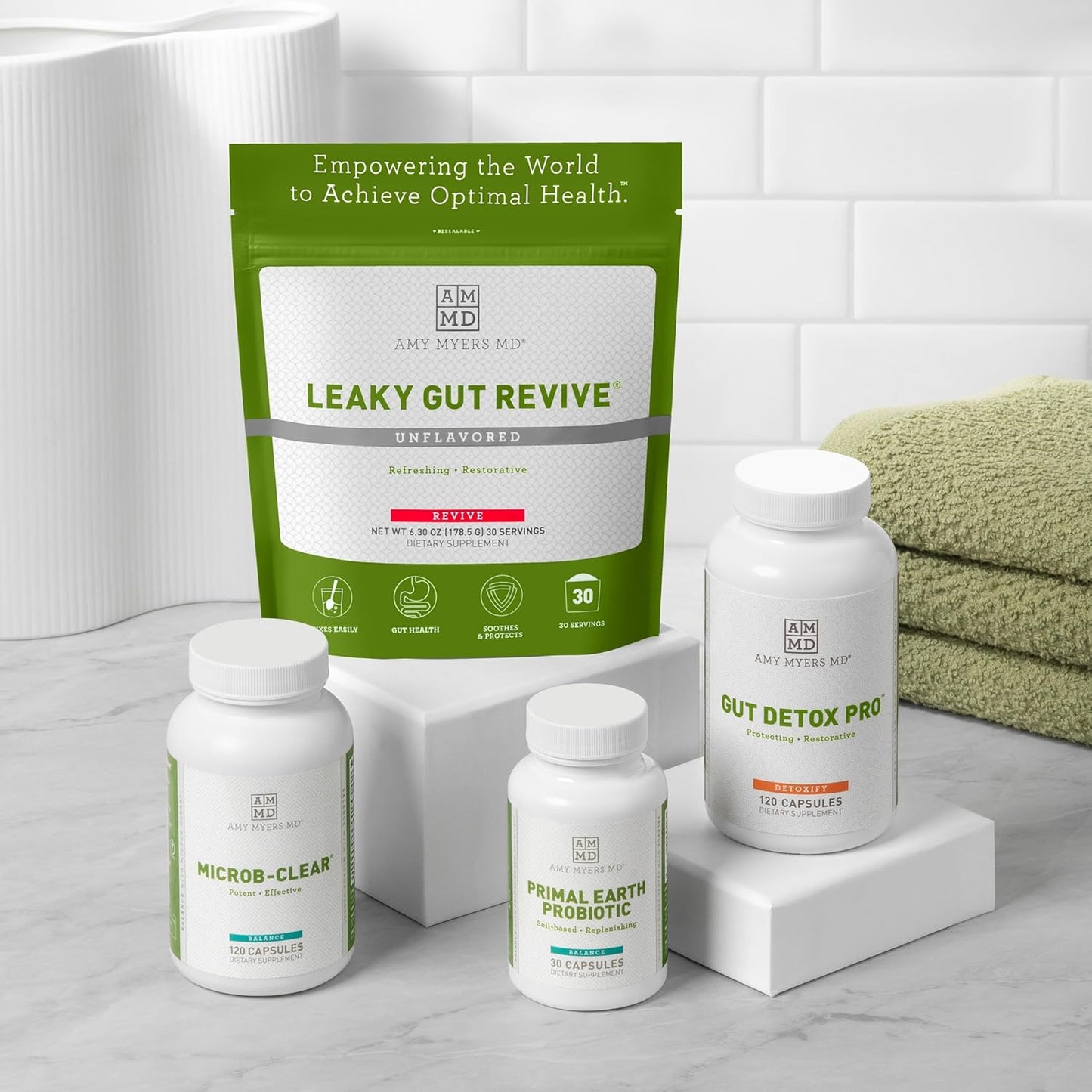Amy Myers MD SIBO Breakthrough Plus Kit - Advanced Gut Health Support for Managing Small Intestinal Bacterial Overgrowth