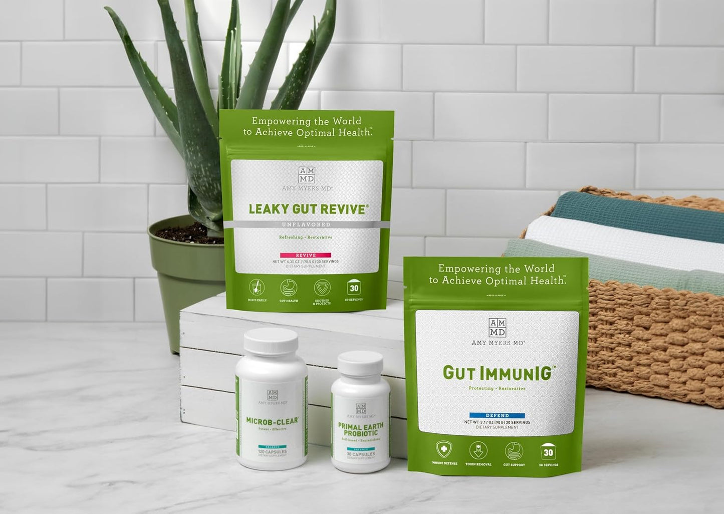 Amy Myers MD SIBO Breakthrough Plus Kit - Advanced Gut Health Support for Managing Small Intestinal Bacterial Overgrowth