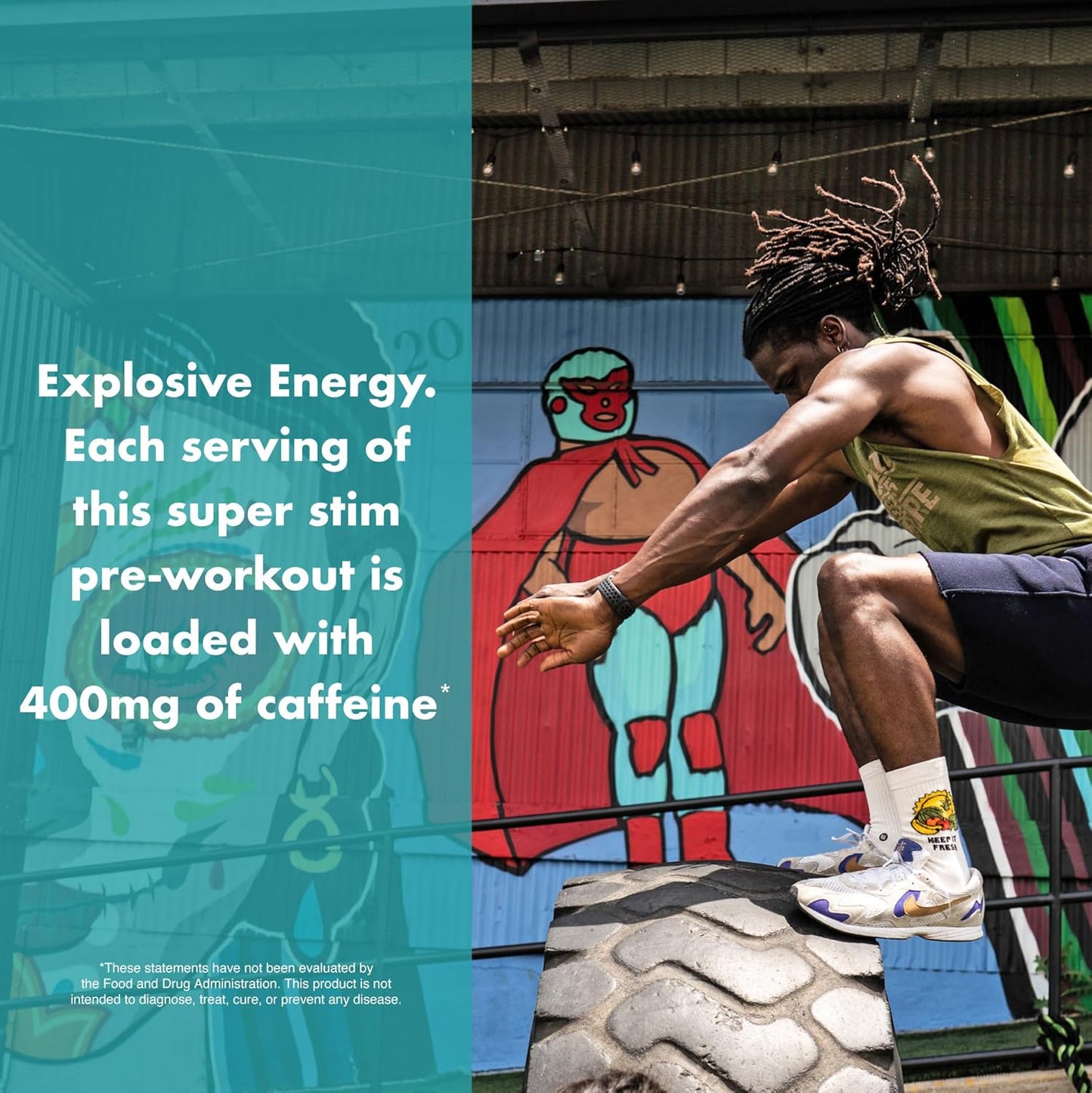 Anabolic Warfare Defcon1 High Stim Pre-Workout Powder - Fruit Explosion Flavor - 20 Servings