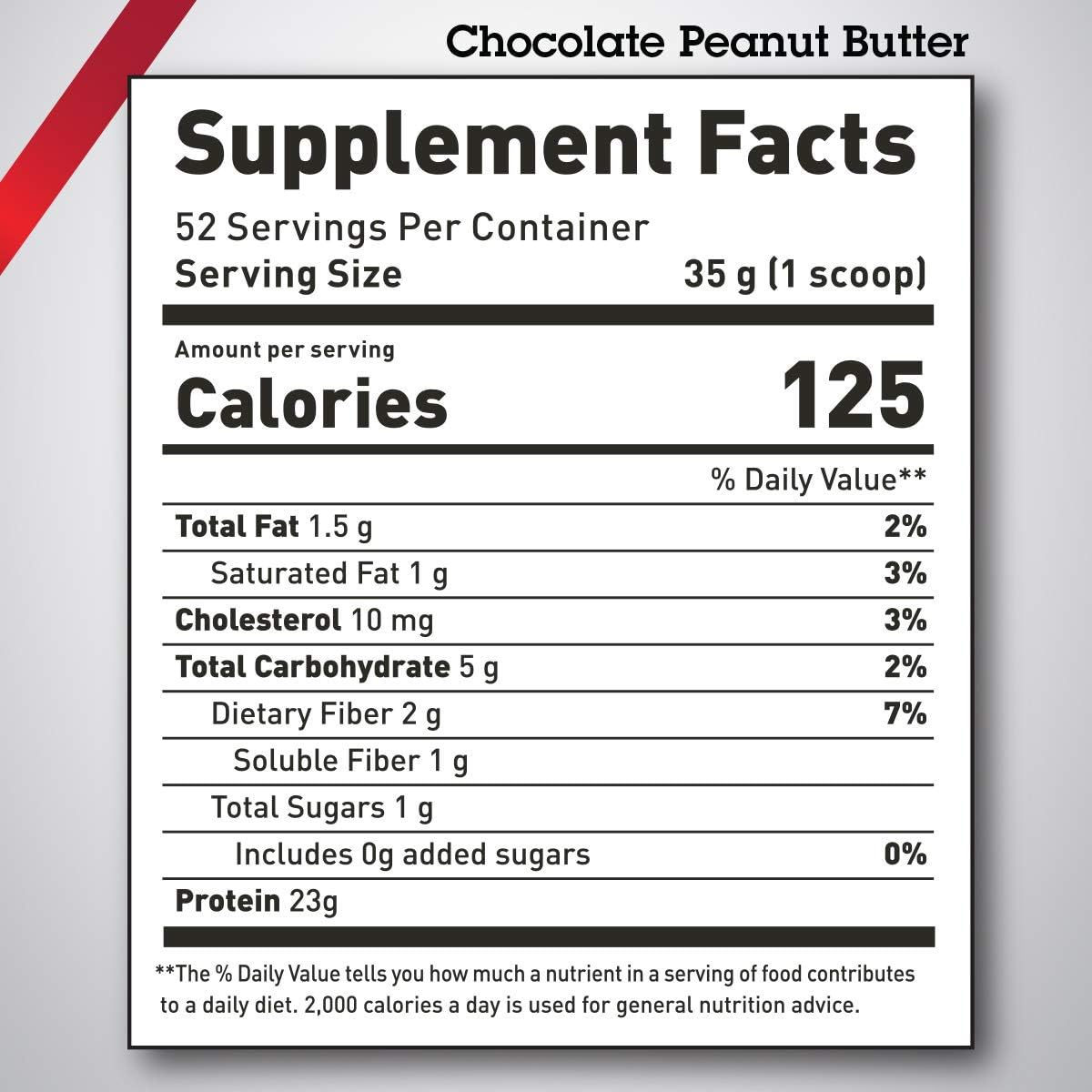 Annex Zero Elite Gold VIP Series Whey Protein Powder with BCAAs - Chocolate Peanut Butter Flavor - 2lb Tub