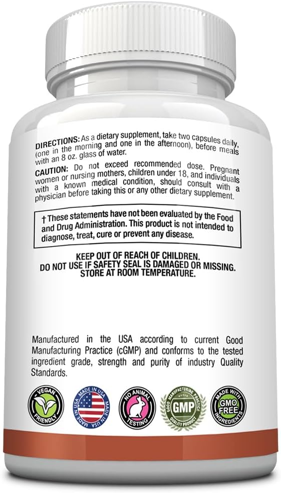 Apple Cider Vinegar Capsules with BioPerine and 'The Mother' - 1600mg, Non-GMO, Vegan - 60 Capsules (1 Pack) by Approved Science