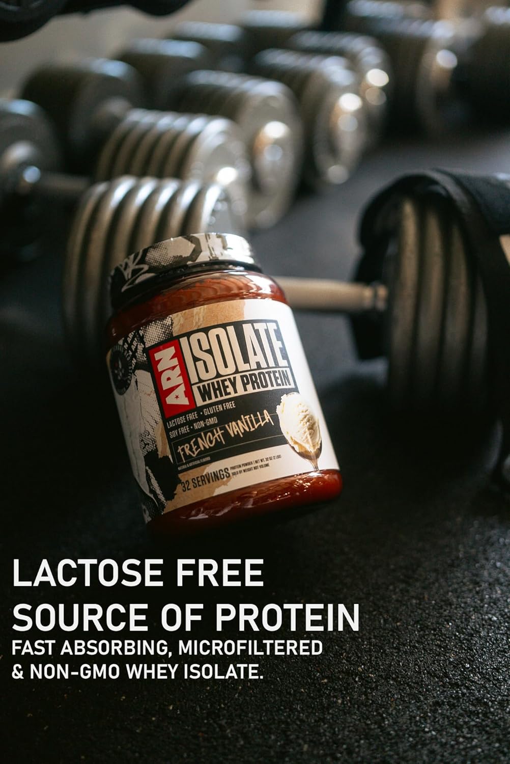 ARN Isolate Whey Protein Powder - Pumpkin Spice Flavor (32 Servings) by Arms Race Nutrition
