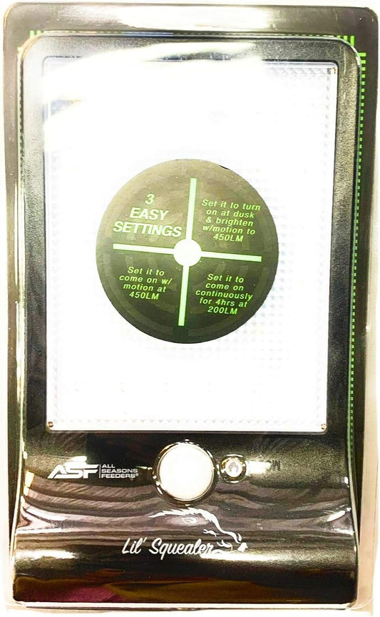 ASF Lil' Squealer Hog Hunting Light - Solar Powered Automatic Light for Hog Hunting in All Seasons