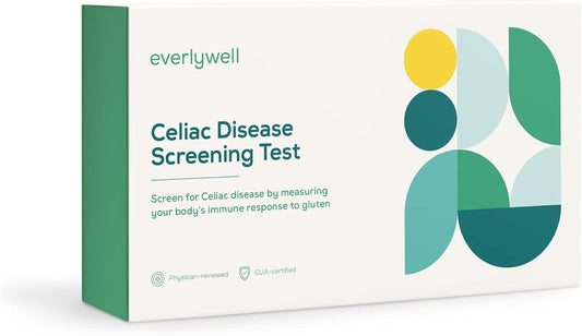 At-Home Celiac Disease Screening Test by Everlywell - Fast & Accurate Results for Women & Men Over 18 - CLIA-Certified Lab