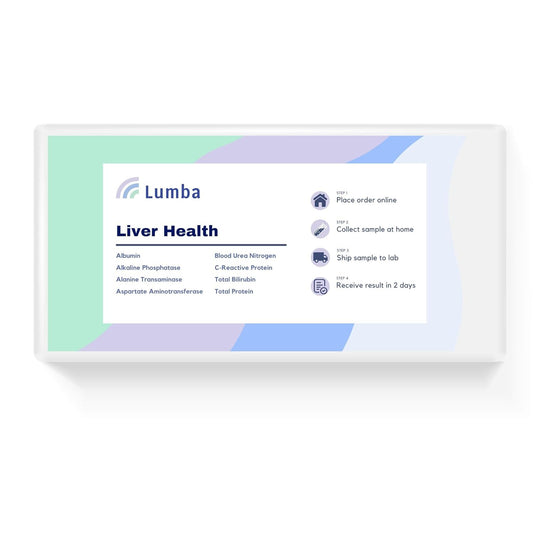 At-Home Liver Health Panel Test for Assessing Function, Detecting Damage, and Optimizing Nutrient Processing | CLIA Certified Labs | Fast Online Results in 2 Days