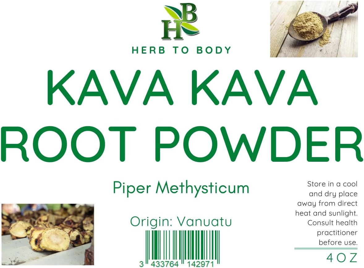 Authentic Vanuatu Kava Kava Root Powder - 4oz | Rich Earthy Flavor for Tranquil Experience
