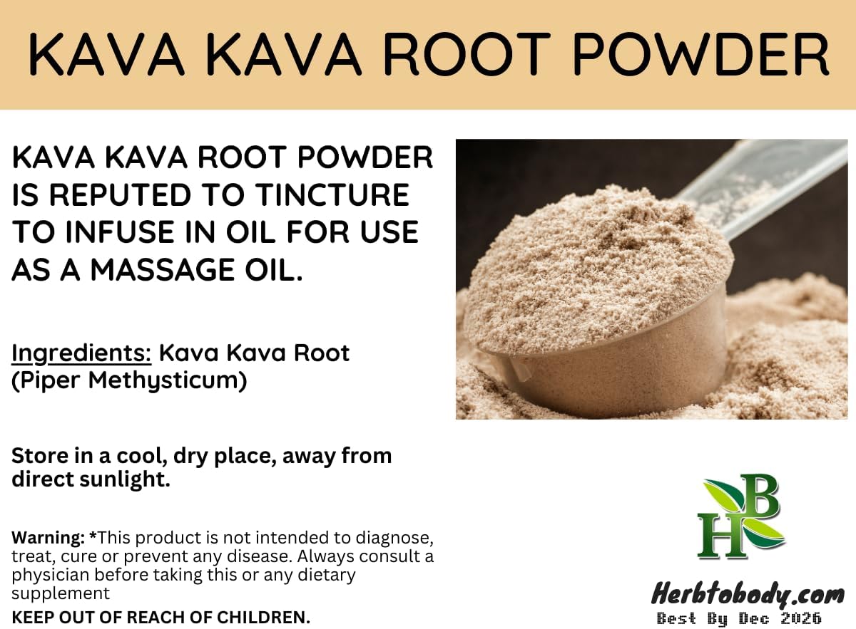 Authentic Vanuatu Kava Kava Root Powder - 4oz | Rich Earthy Flavor for Tranquil Experience