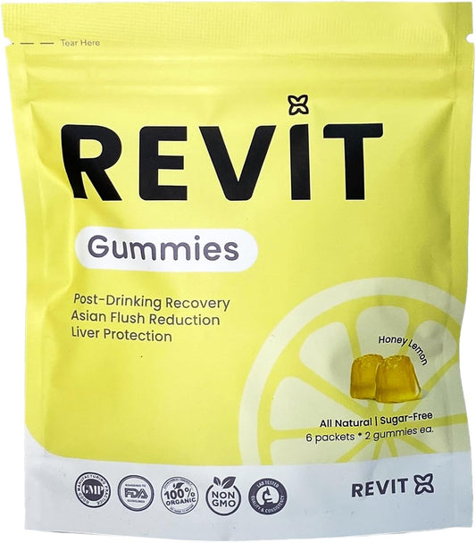 Award Winning Natural Liver Support Gummies | Post-Drinking Recovery | DHM, Curcumin, Ginger, Vitamins | Vegetarian & Non-GMO | Anti-oxidants