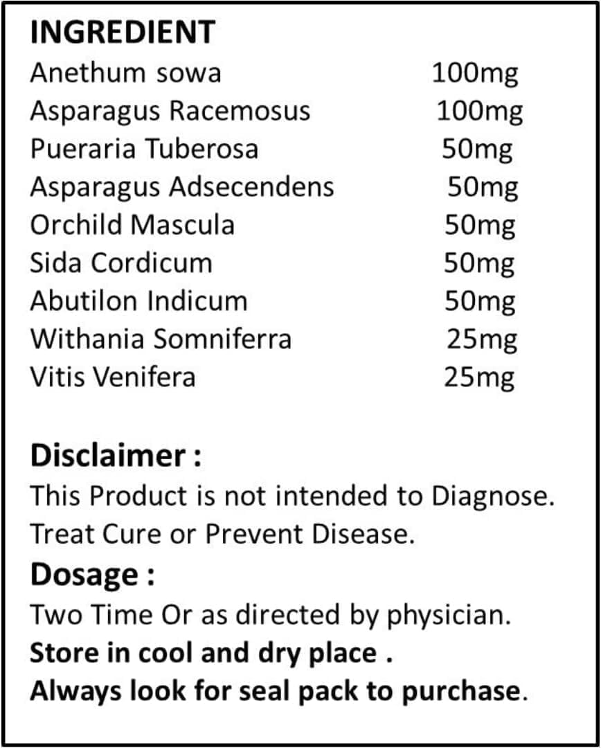 Ayurvedic Mango Flavored Medicine for Increasing Height, Strengthening Bones, Stamina, and Body Strength - 1 Pack