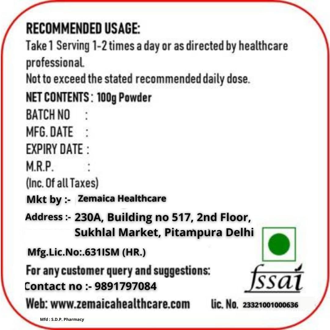 Ayurvedic Mango Flavored Medicine for Increasing Height, Strengthening Bones, Stamina, and Body Strength - 1 Pack