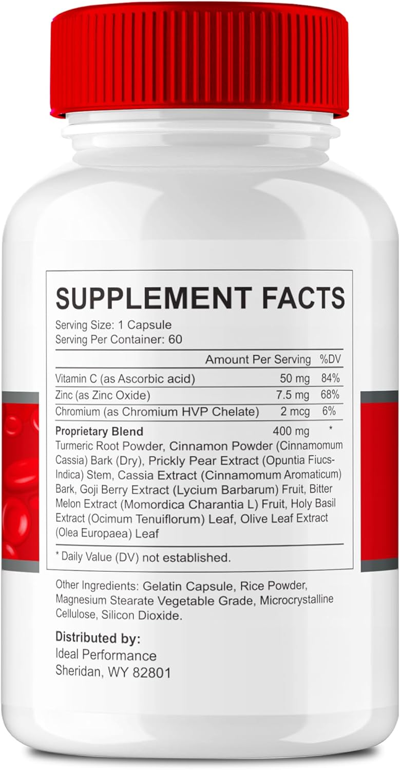 Balance Flow Glyco Optimizer Supplement Capsules - Maximum Strength Health & Wellness Support (2 Pack)