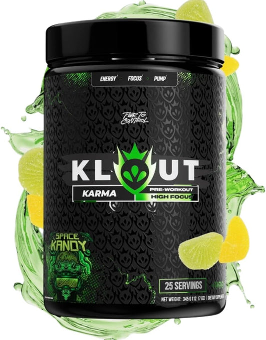 Balanced Energy Pre-Workout Supplement with L-Tyrosine, Alpha GPC, Theacrine, CognatiQ, and Beta-Alanine - Boost Workout Performance and Focus - Space Kandy Formula