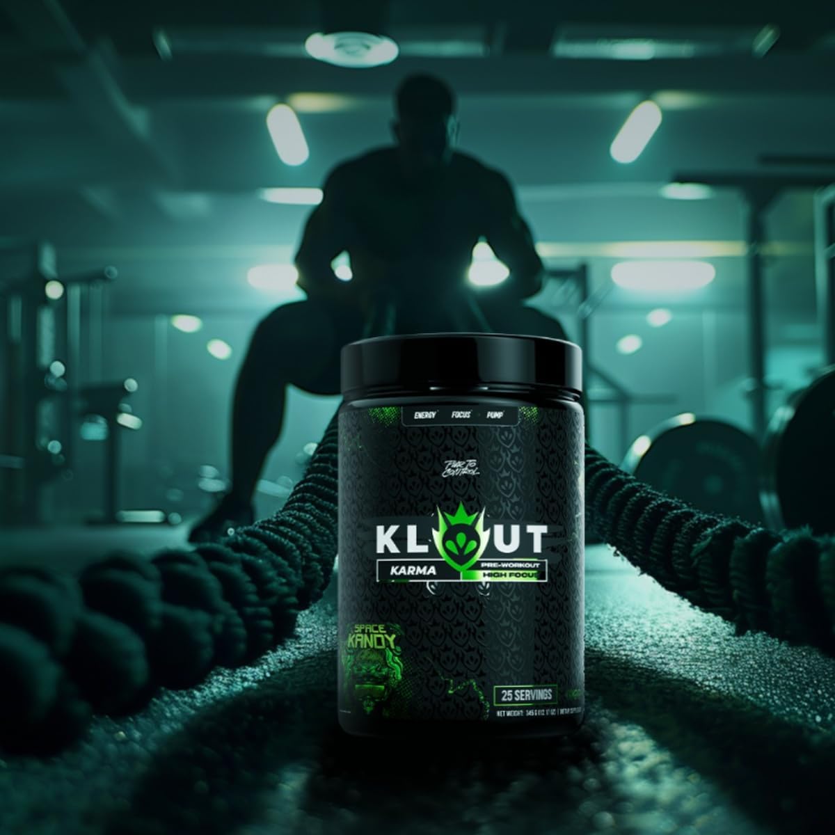 Balanced Energy Pre-Workout Supplement with L-Tyrosine, Alpha GPC, Theacrine, CognatiQ, and Beta-Alanine - Boost Workout Performance and Focus - Space Kandy Formula