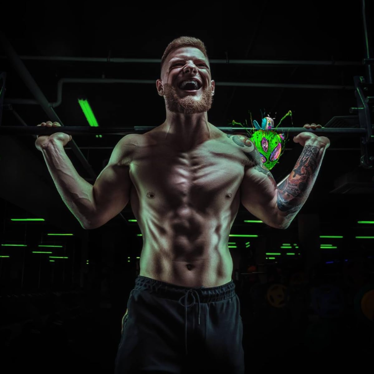 Balanced Energy Pre-Workout Supplement with L-Tyrosine, Alpha GPC, Theacrine, CognatiQ, and Beta-Alanine - Boost Workout Performance and Focus - Space Kandy Formula