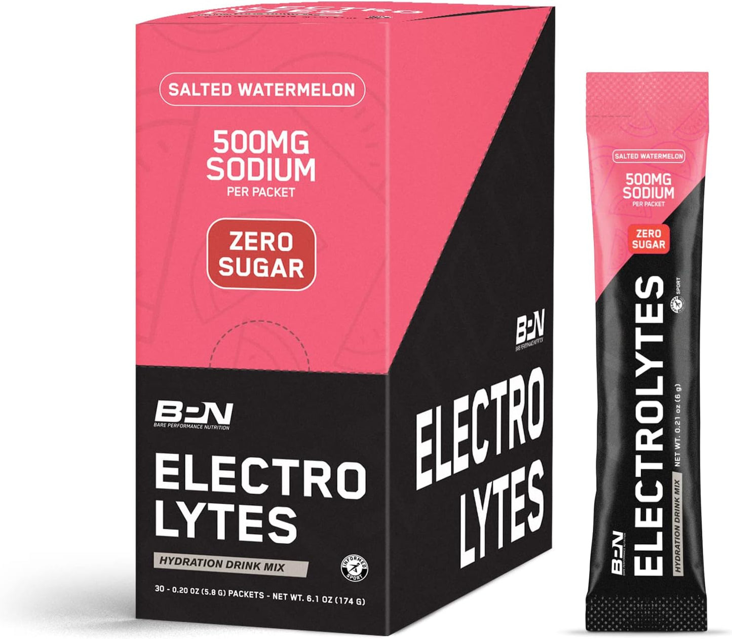 Bare Performance Nutrition BPN Electrolytes Variety Pack Bundle - Convenient On-the-Go Packs