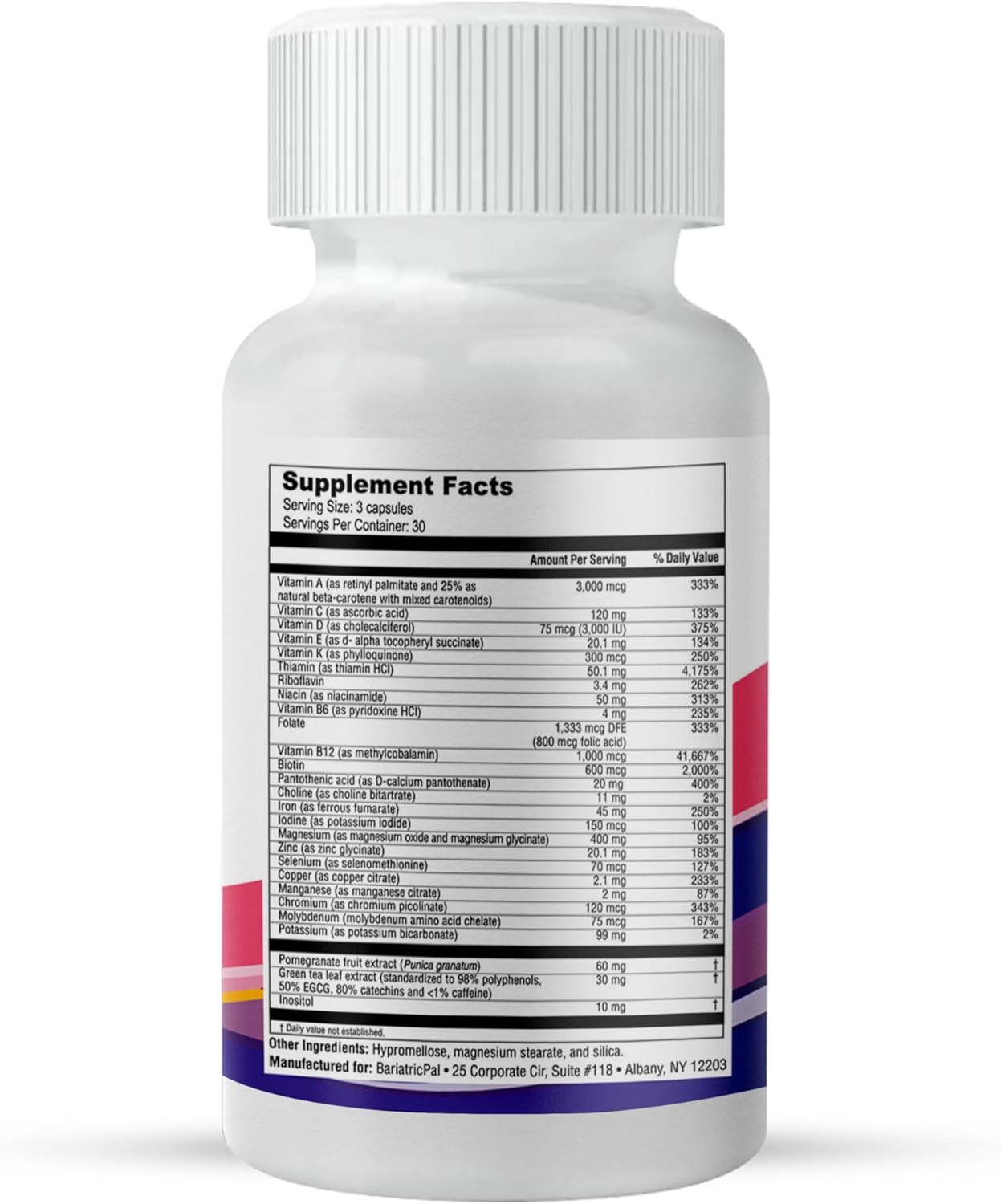 BariatricPal Ultra Multi Bariatric Multivitamin Capsules - 90 Count