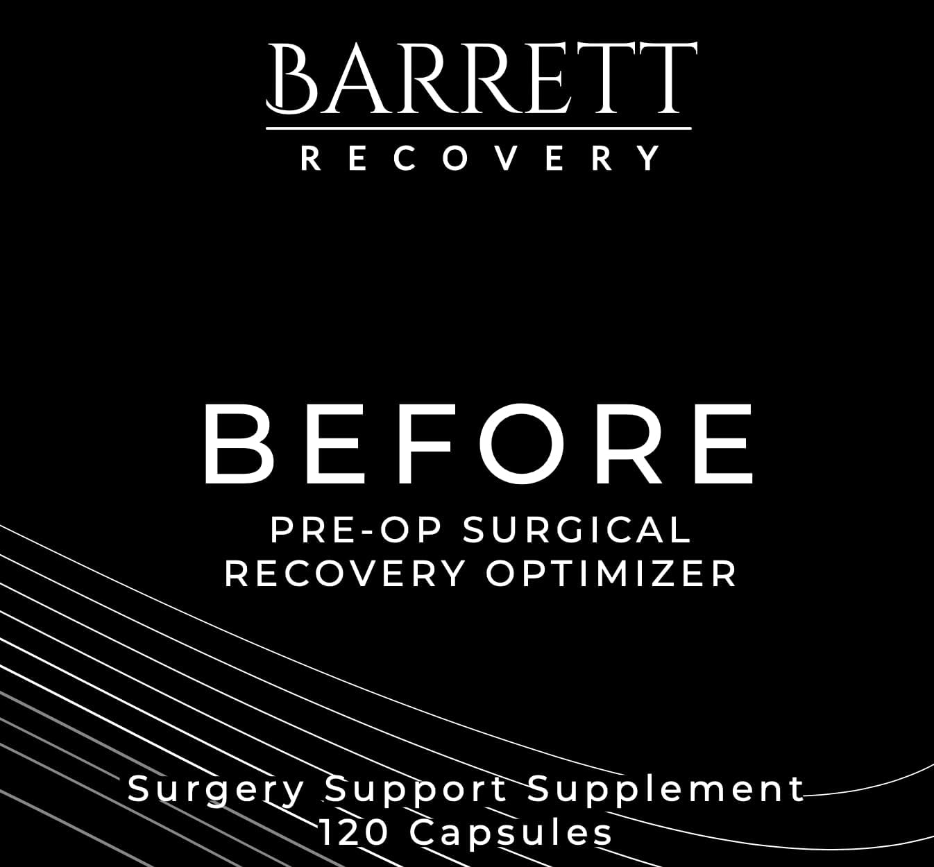 Barrett Recovery Post-Surgery Supplement Program - Includes Before, After, Calmg, and Arnica+ formulas
