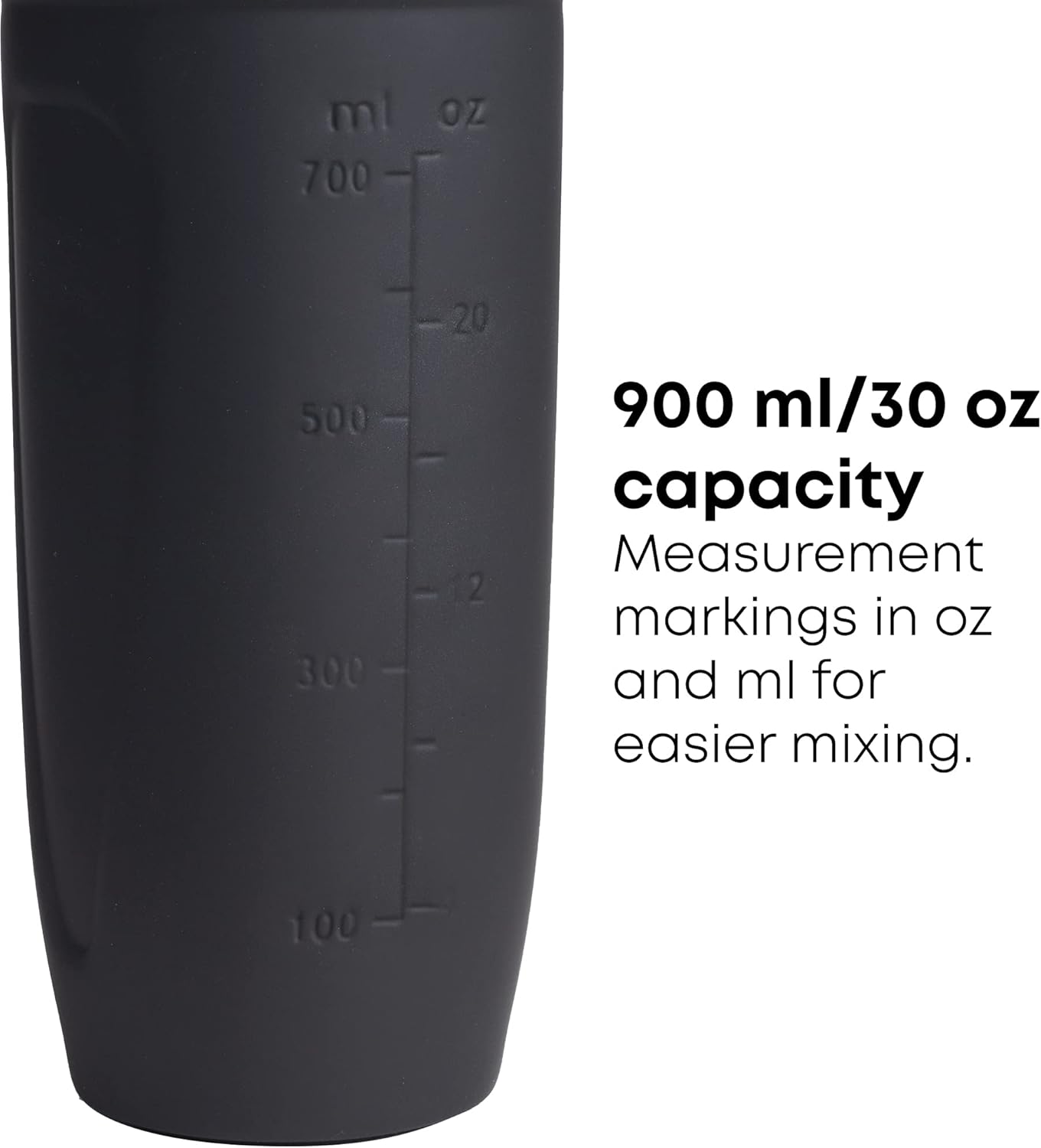 Batman Protein Shaker Bundle - 900ml Leakproof Stainless Steel Smartshake with 200ml Powder Storage