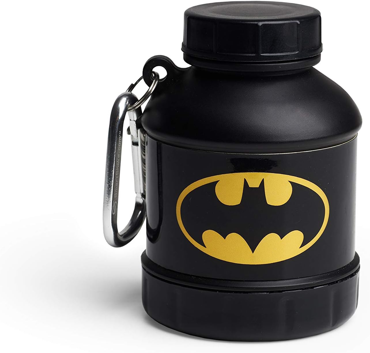 Batman Stainless Steel Protein Shaker Bundle with Funnel and Storage Containers - 900ml Shaker, 110ml Funnel, 200ml Containers