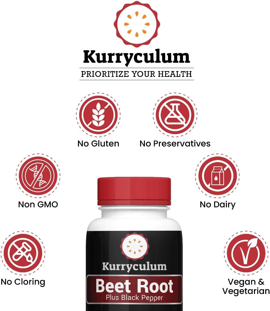 Beet Root and Black Pepper Dietary Supplement for Improved Athletic Performance, Circulation, and Energy Boost