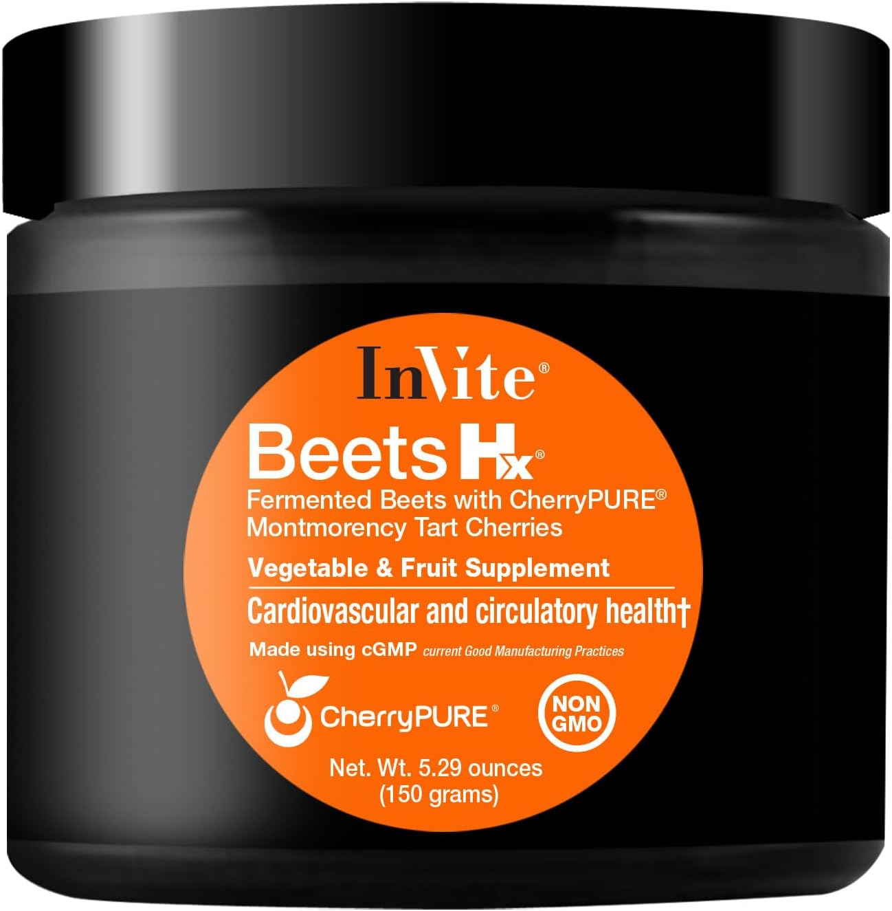 Beetroot and Tart Cherry Superfood Powder Supplement - Invigorate Health - 30 Servings