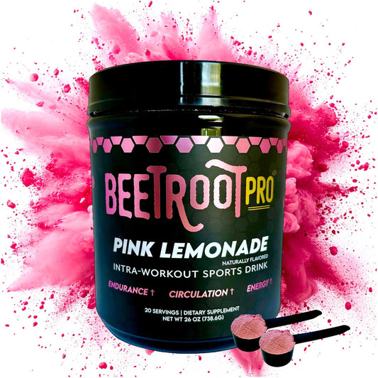 Beetroot Pro Intra-Workout Fuel Powder with Carb10 and Electrolytes - Stamina & Recovery Support with Beet Nitric Oxide
