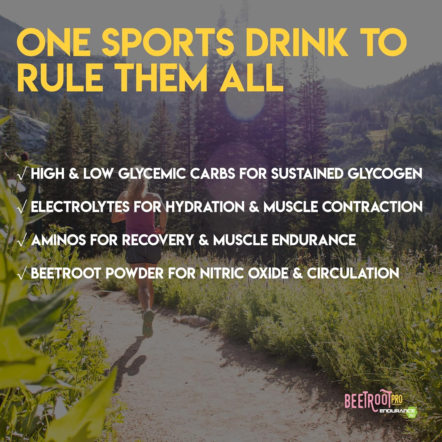 Beetroot Pro Intra-Workout Fuel Powder with Carb10 and Electrolytes - Stamina & Recovery Support with Beet Nitric Oxide