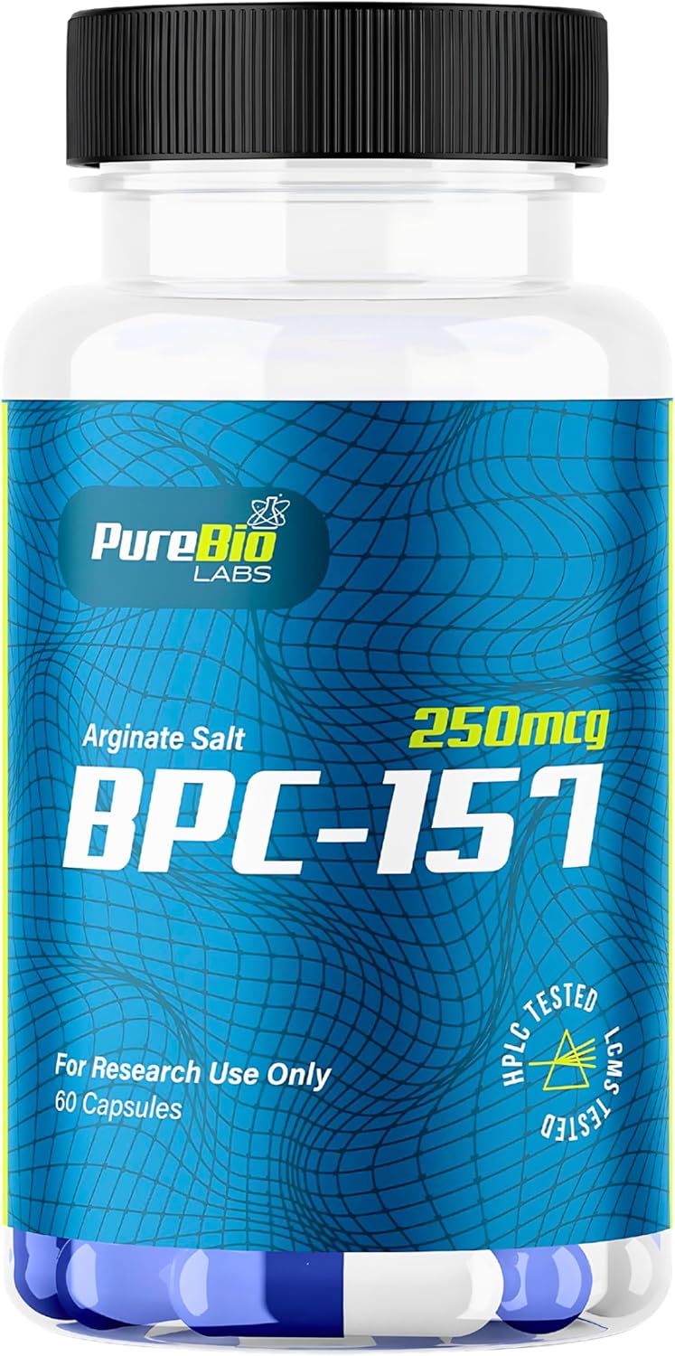 Bepecin-157 Peptide Capsules for Faster Recovery & Gut Support - 250mcg, 120ct - USA Made Supplement by Pure Bio Labs