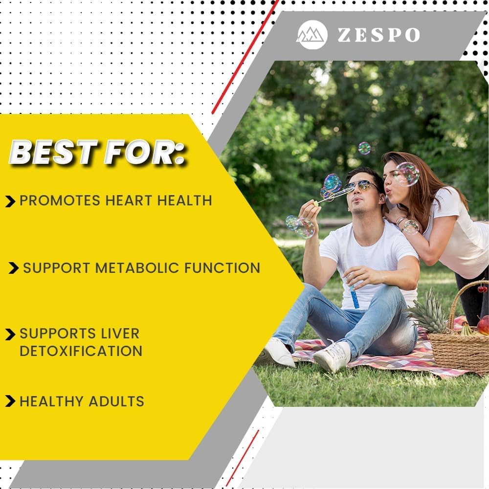 Berberine Capsules Supplement with Milk Thistle, Turmeric, Cinnamon - 60 Capsules for Adults - 30 Day Supply
