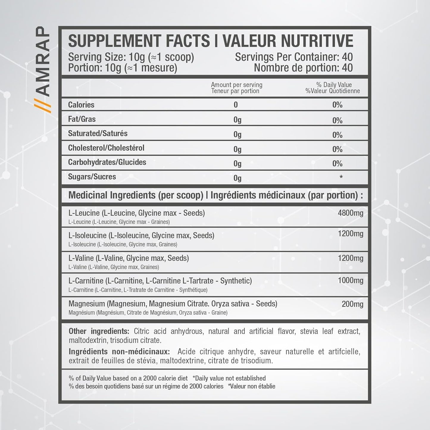 Beyond Yourself AMRAP Grape White North - Energy Boosting Pre-Workout Supplement