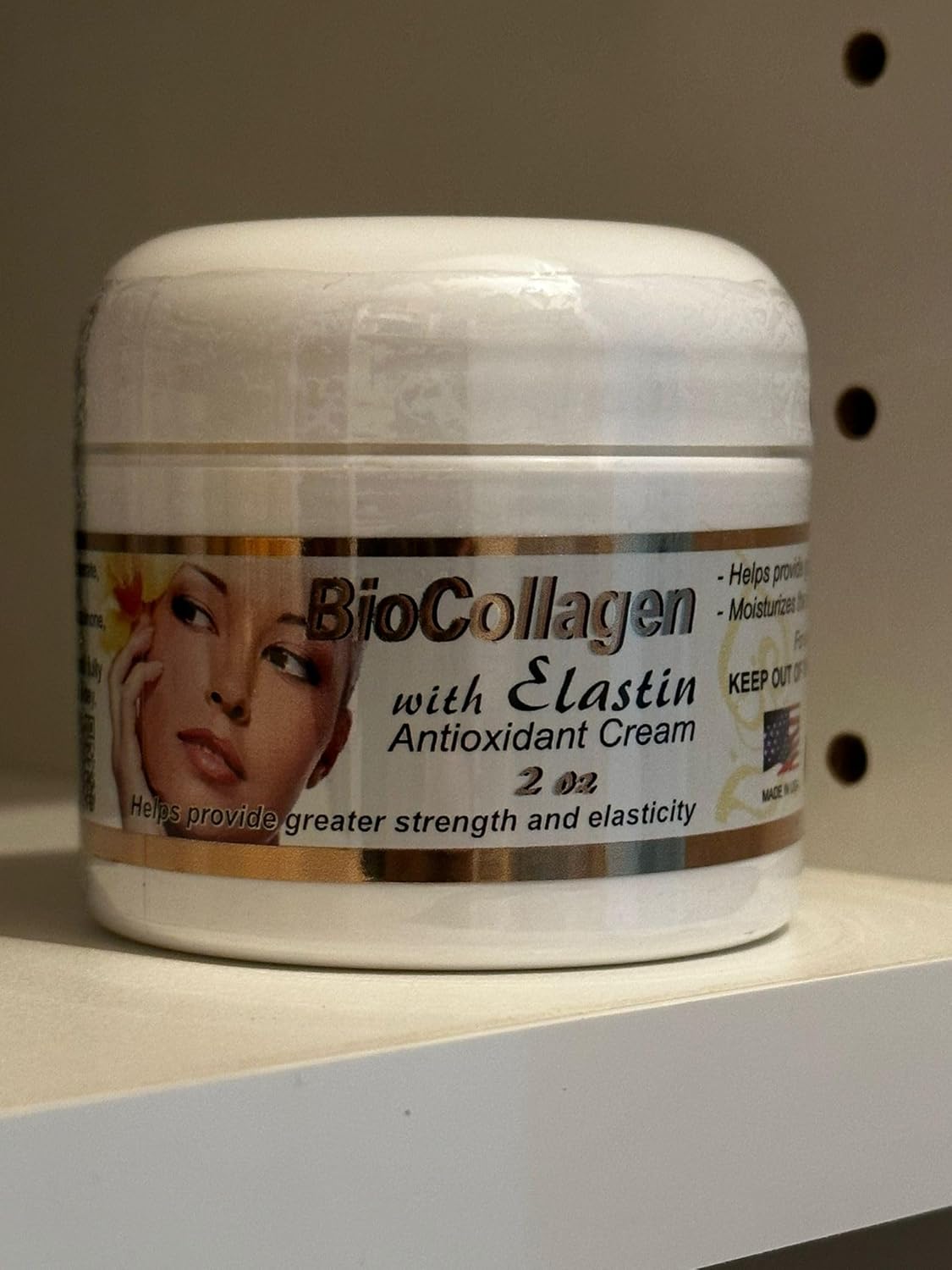 Bio Collagen Set: Hydrolyzed Collagen Capsules & Antioxidant Cream for Healthy Skin, Hair, and Nails - 2 oz Cream, 1000mg Capsules - Pack of 2