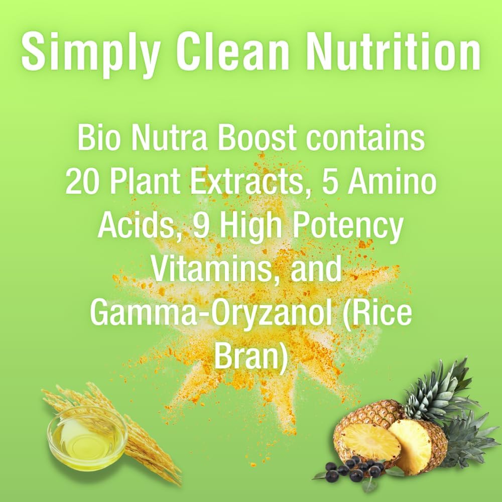 Bio Nutra Boost⢠Nutritional Drink Mix | Supports Mind and Body Well-Being | 55+ Whole Food Nutrients with 120+ Vitamins, Minerals, Antioxidants