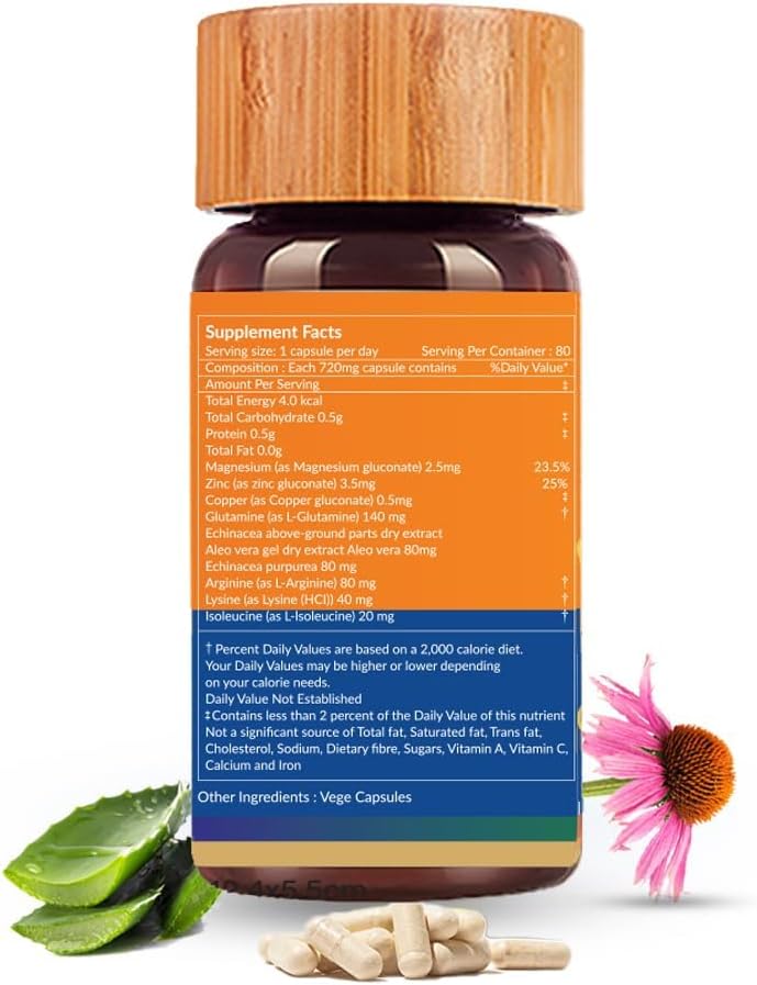 Biogetica Reginmune - Boost Your Immune System Naturally with 80 Capsules of Daily Immune Support