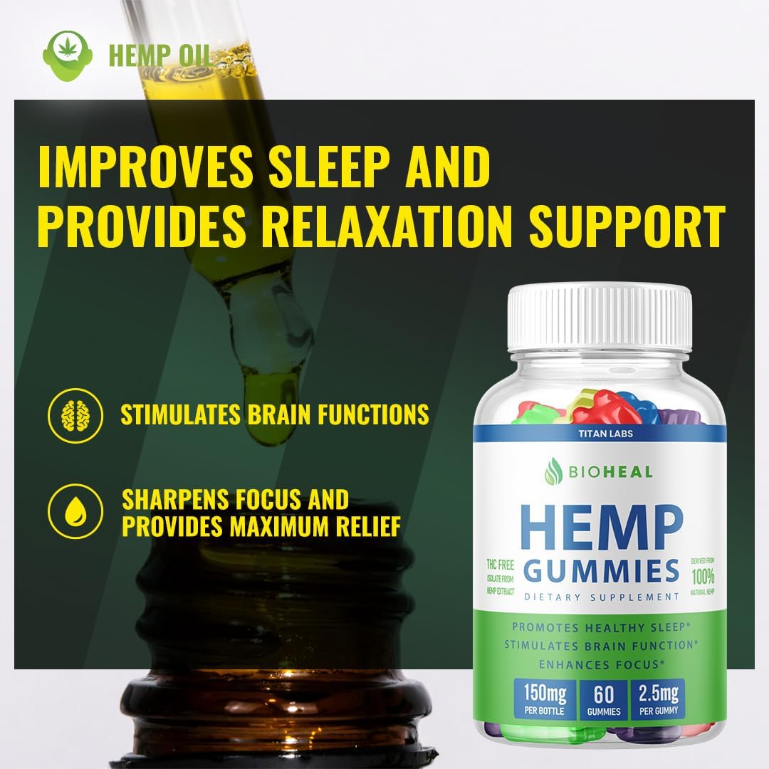 Bioheal Gummies 2 Pack - Advanced Formula Support for Tinnitus Relief - 300mg metabolism booster Gummies - 120 Gummies Total